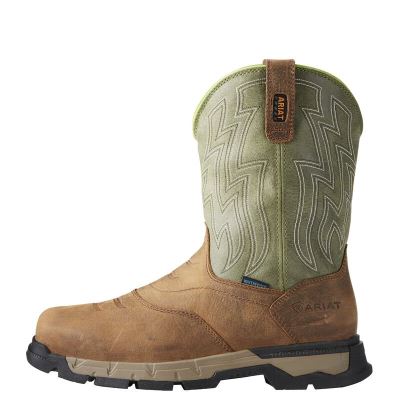 Ariat Rebar Flex Western Kahverengi Iş Ayakkabıları Erkek (43131-823)